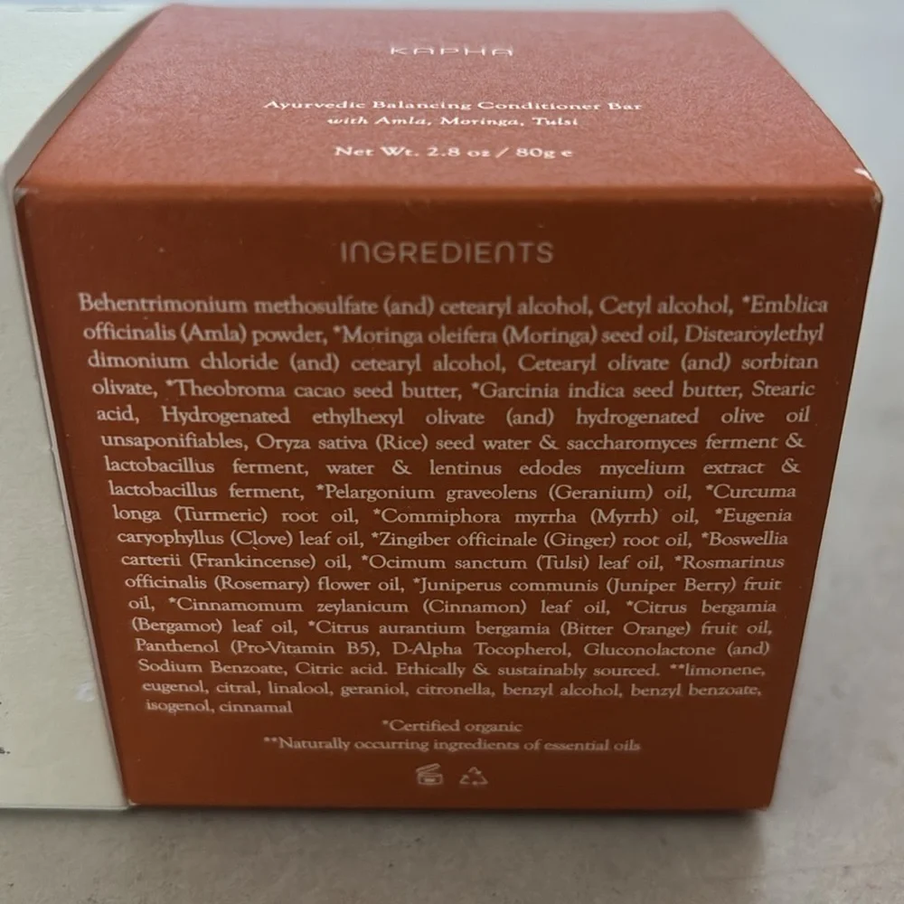Sale! NIB Plantas Medicinas KAPHA Ayurvedic Balancing Conditioner Bar